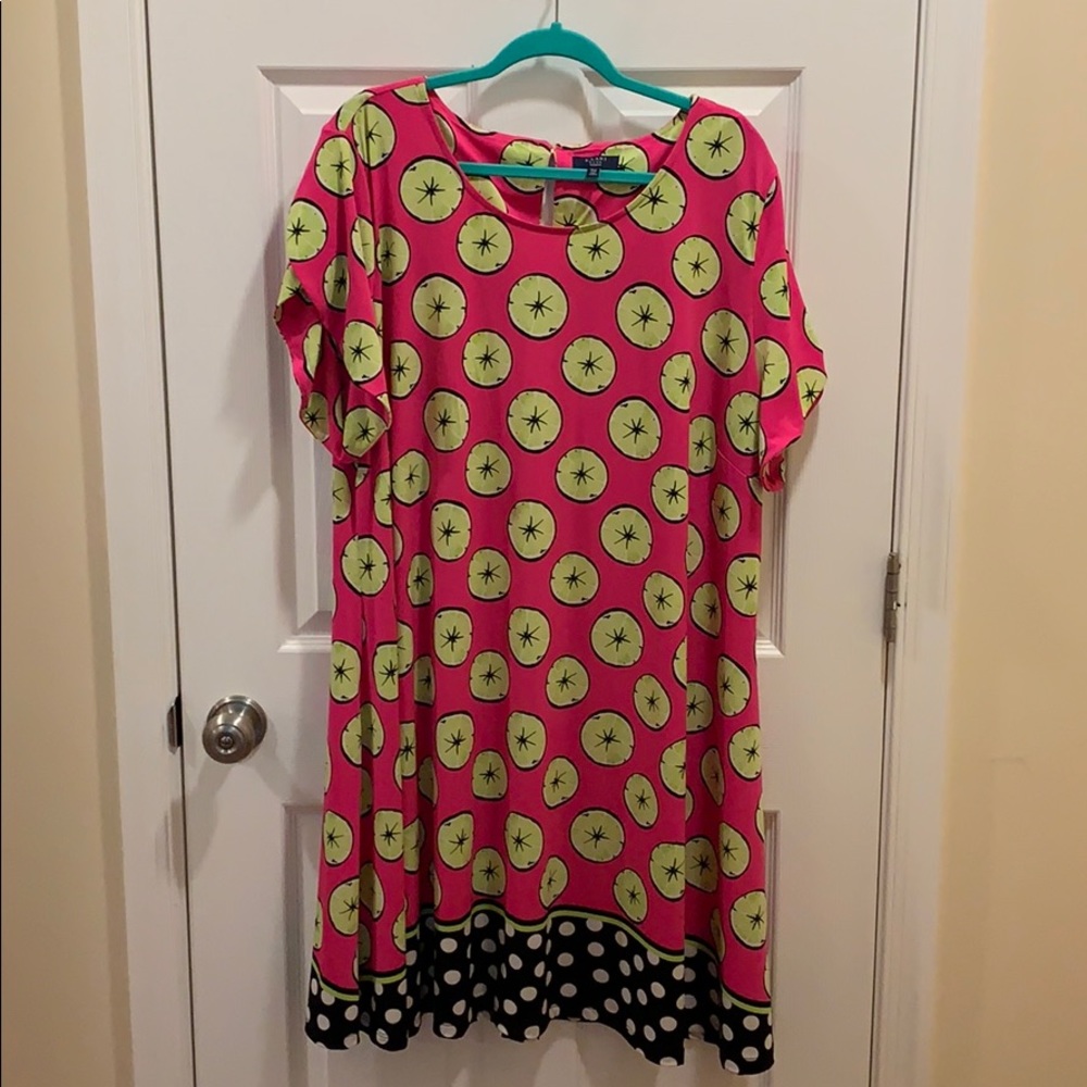 Knee length lime dress